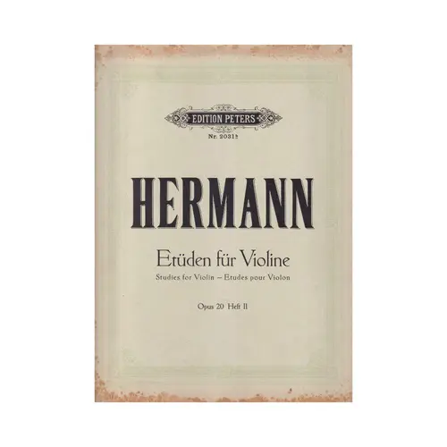Etuden Fur Violine - Op.20 Vol.2  (Edição Antiga)