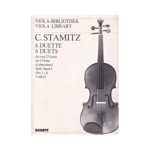 6 Duets (6 Duette) For 2 Violas - Book 1 N.1-3
