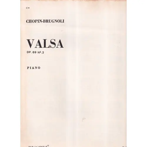 Valsa - Op.69 N.2 para piano