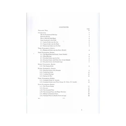 The Technics Of Bowing - Op.50