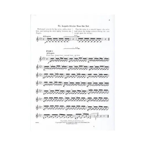 The Technics Of Bowing - Op.50