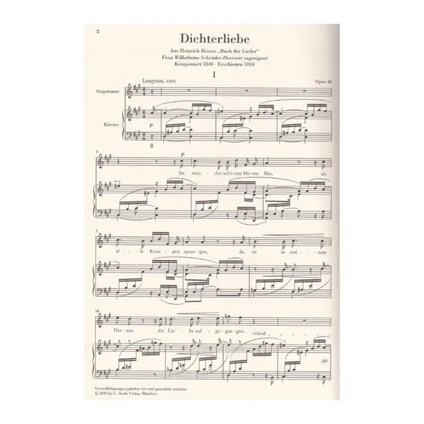 Dichterliebe - Op. 48 (Poet S Love)