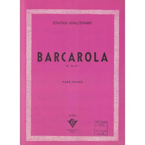 Barcarola - Op.30 N.1