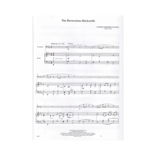 The Harmonious Blacksmith  - Trombone