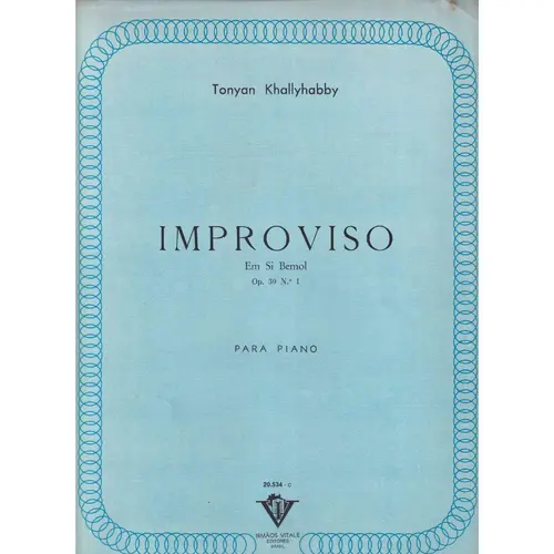 Improviso Em Si Bemol - Op.30 N.1