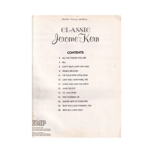 Jerome Kern - Classic