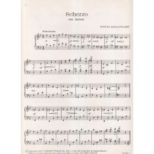 Scherzo Sol Menor - Op.30 N.1