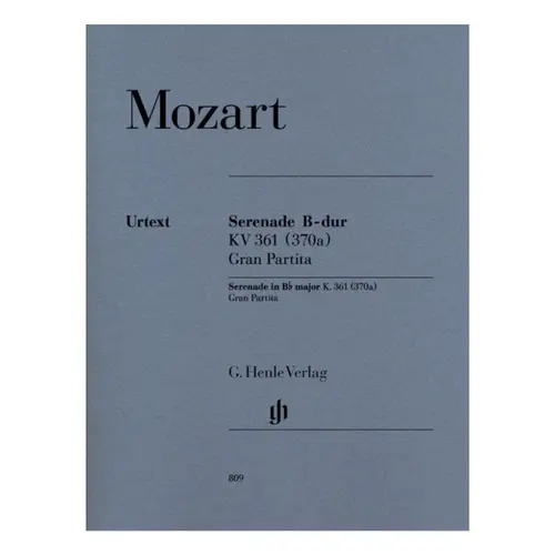 Serenade B-Dur Kv 361 ( Kv 370A ) - Gran Partita  - Urtext