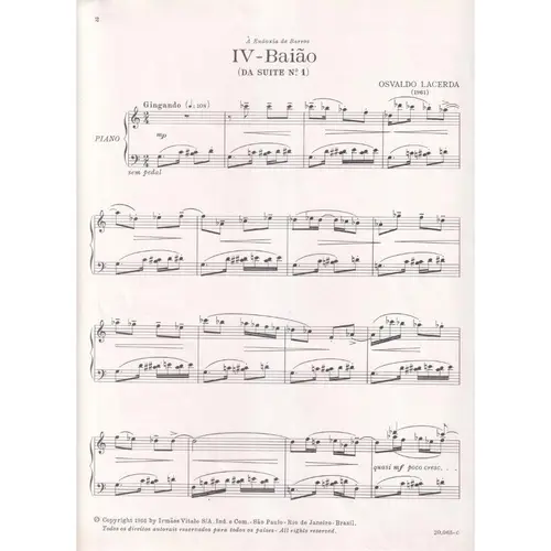 Baiao (N.4 Da Suite N.1)
