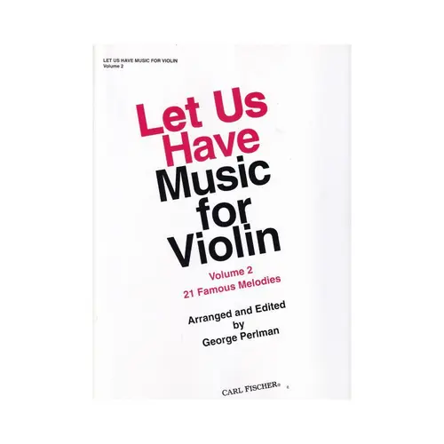 Let Us Have Music For Violin Vol. 2