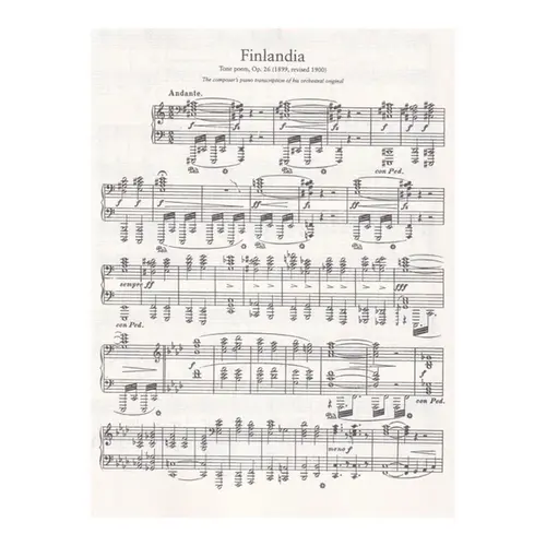 Finlandia, Valse Triste And Other Works For Piano