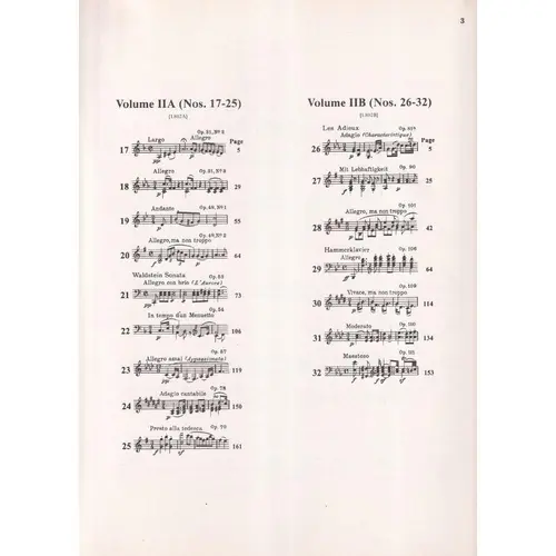 Sonatas For Piano - Vol.2 A (N. 17 - 25)