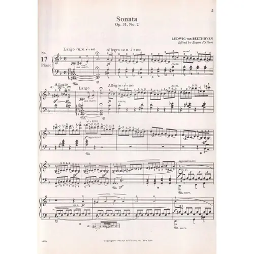 Sonatas For Piano - Vol.2 A (N. 17 - 25)