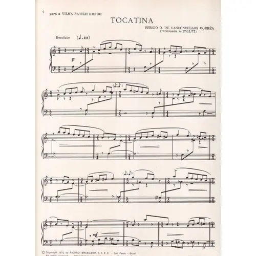 Tocatina para piano