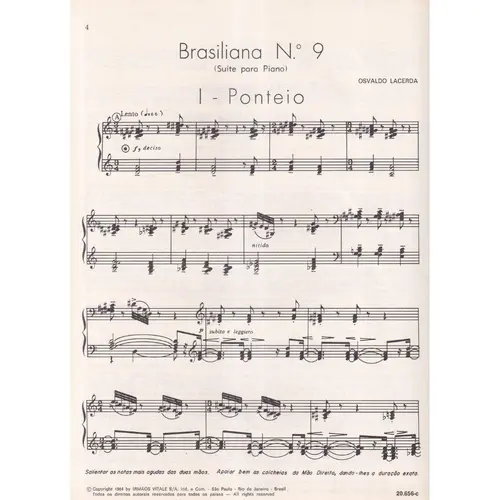 Brasiliana N.9 - Suite Para Piano