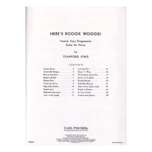 Here´S Boogie-Woogie - Exemplar Antigo