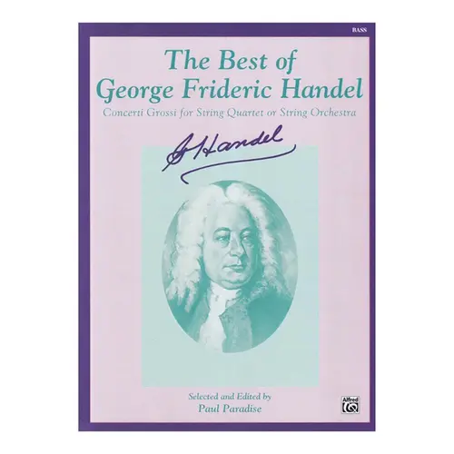 The Best Of George Frideric Handel  (Score +Parts )