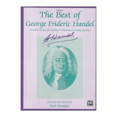 The Best Of George Frideric Handel  (Score +Parts )