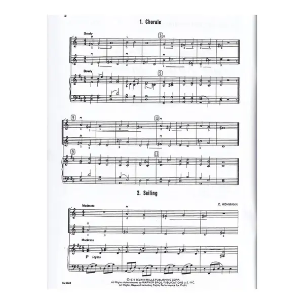Chamber Music For Two String Instruments Bk.1 -  Piano