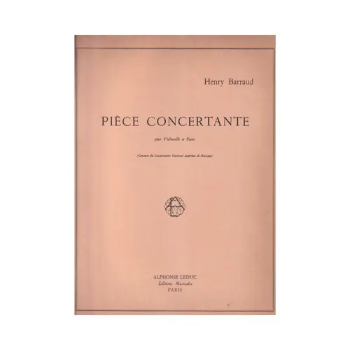 Piece Concedrtante Pour Violoncello  (Ed. Anatiga)