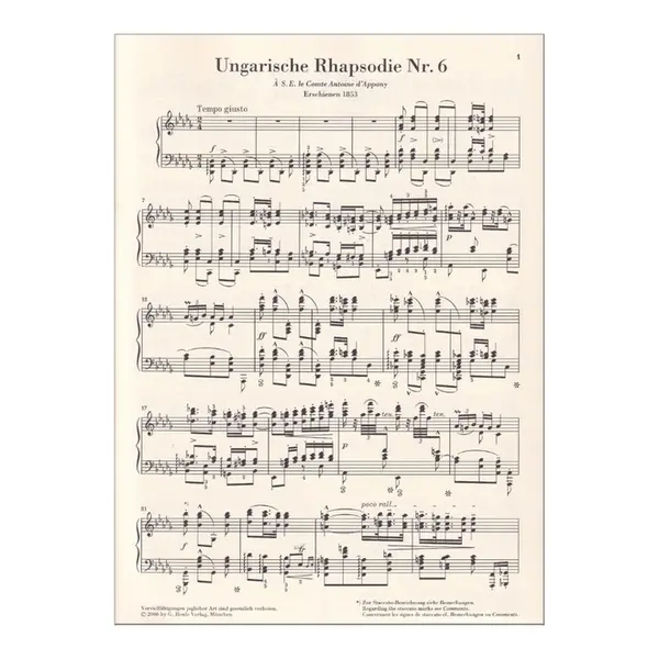 Ungarische Rhapsodie N.6