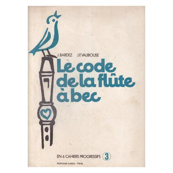 Le Code De La Flute A Bec  - Vol.3  (Edição Antiga)
