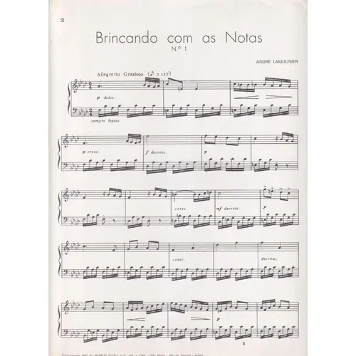 Brincando Com As Notas - N.1