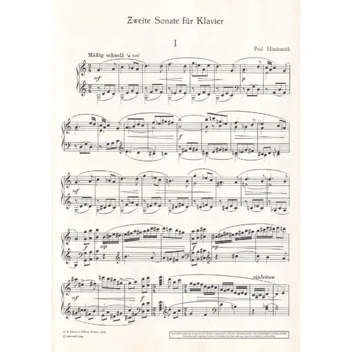 Ii.Sonate - Klavier