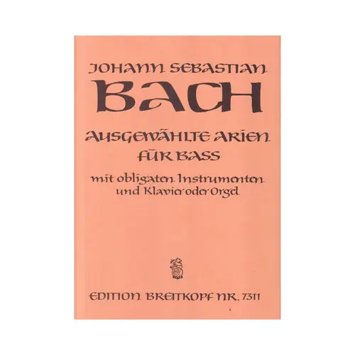 Selected Arias for Bass