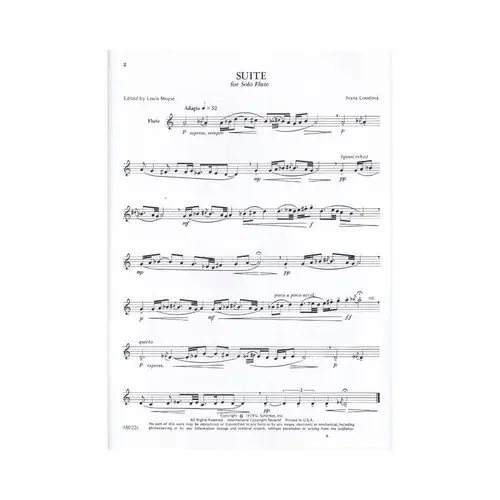 Suite For Solo Flute