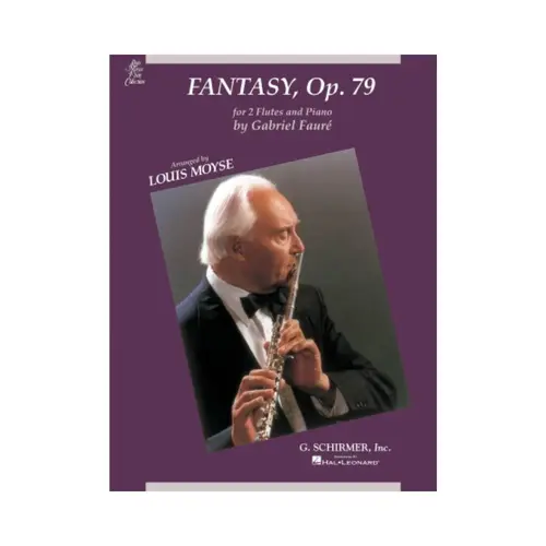 Fantasy For 2 Flutes And Piano - Op.79  Ed 3780