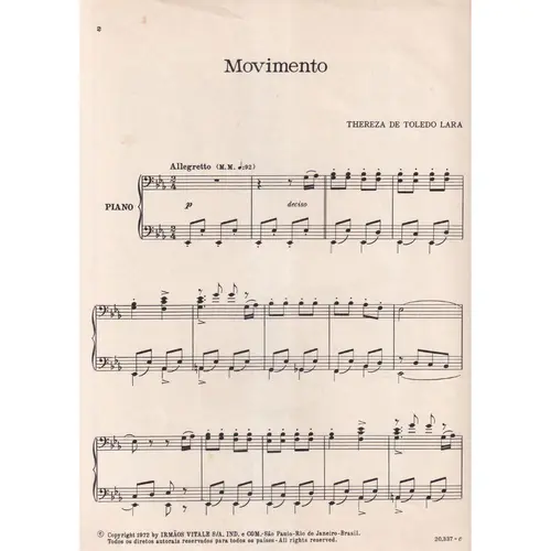 Movimento Para Piano