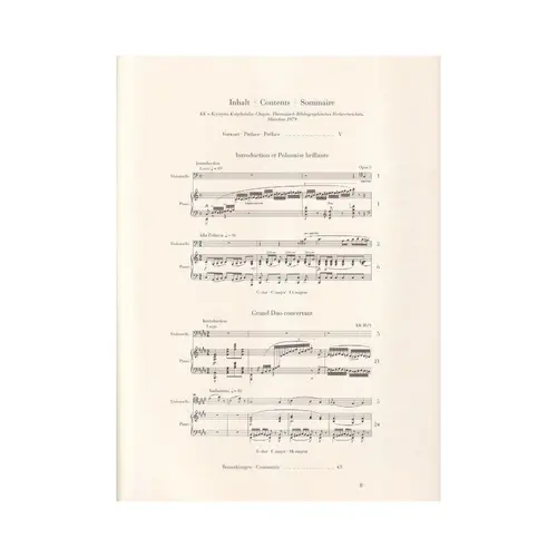 Polonaise Brillante Op.3 Und Duo Concertant - Urtext