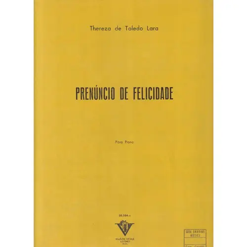 Prenuncio De Felicidade