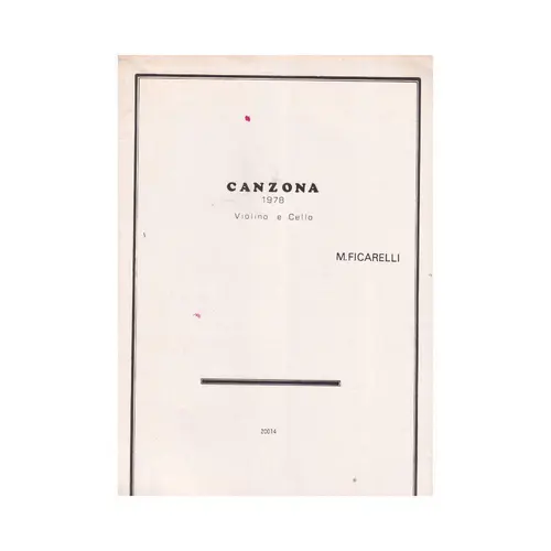 Canzona (1978)