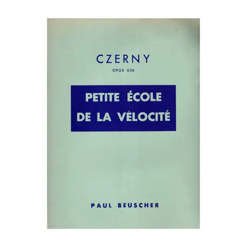 Petite Ecole De La Velocite - Op.636