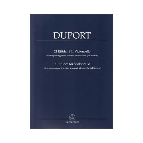 21 Etudes For Violoncello