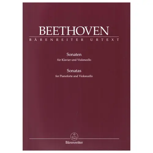 Sonatas For Violoncello And Piano - Urtext