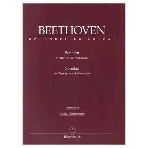 Sonatas For Violoncello And Piano - Urtext