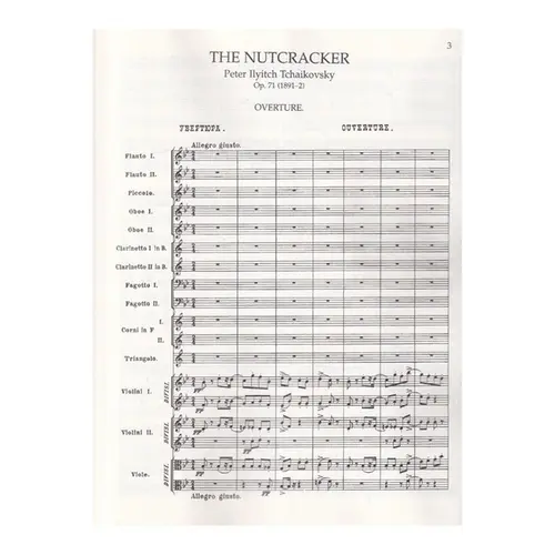 The Nutcracker - Complete Ballet In Full Score