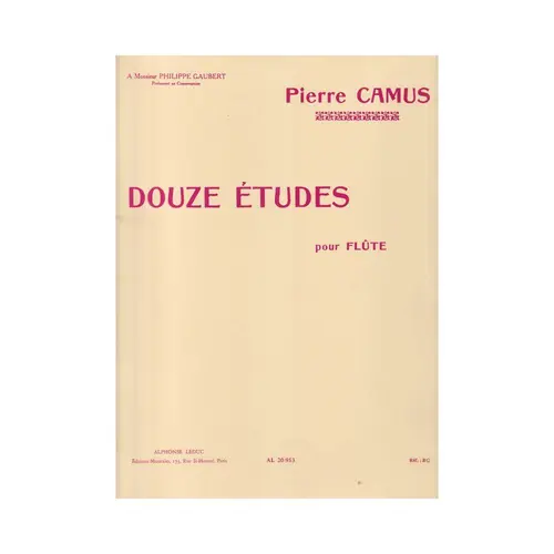 Douze Etudes Pour Flute