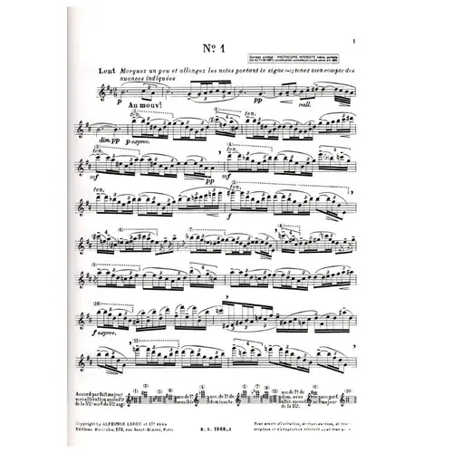 Etudes Modernes Pour Flute