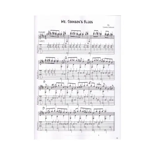 Stefan Grossman S Early Masters Of American Blues Guitar Lonnie Johnson