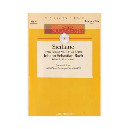 Siciliano From Sonata N. 2 In Eb Major - Flauta