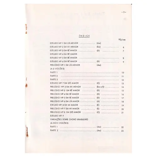 Estudos E Preludios Sobre Temas Brasileiros