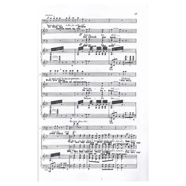 The Pearl Fishers - vocal score