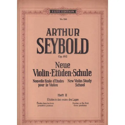 Neue Violin-Etuden-Schule - Op.182 Vol.2  (Edição Antiga)