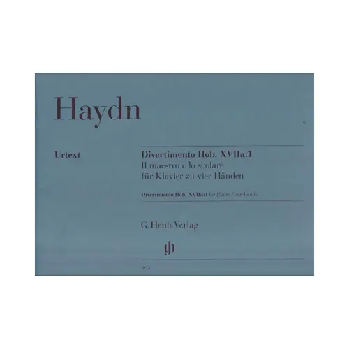 Divertimento Hob.XViia:1 - Il Maestro E Lo Scolare For Piano Four-Hands