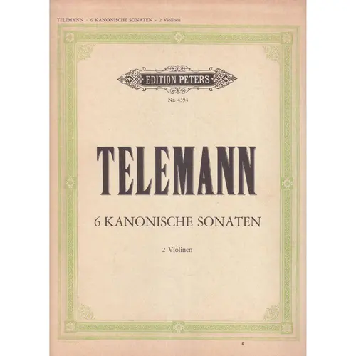 6 Kanonische Sonaten