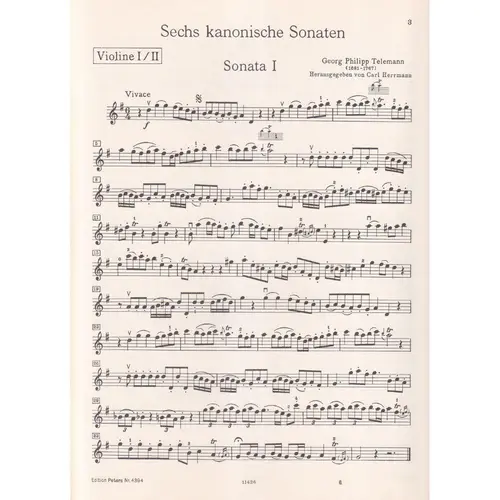6 Kanonische Sonaten